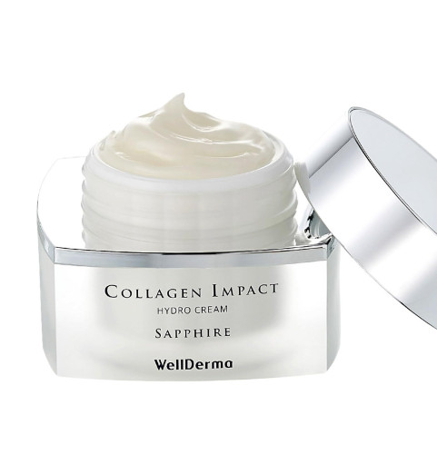 WellDerma Sapphire Collagen Impact Hydro Cream / Увлажняющий и омолаживающий крем с коллагеном, 50 г WellDerma Sapphire Collagen Impact Hydro Cream / Увлажняющий и омолаживающий крем с коллагеном, 50 г